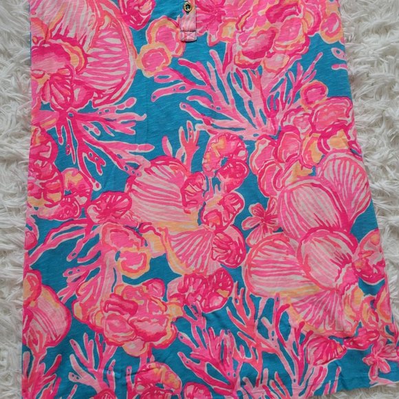 Lilly Pulitzer Pink & Blue Essie Dress - Size XXS - Picture 6 of 13